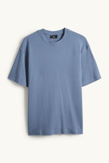 Herren - T-Shirt - Relaxed Fit - blau