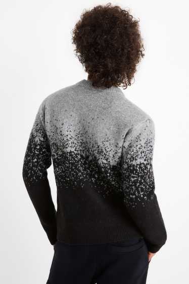 Home - Jersei - estampat - negre/gris