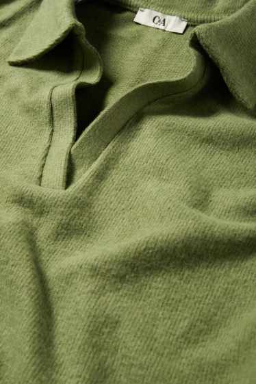 Damen - Pullover - grün