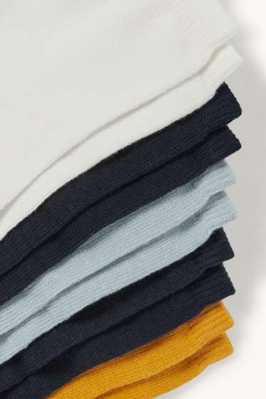 Dzieci chłopcy - Wielopak, 5 par - Minecraft - skarpety z motywem - ciemnoniebieski