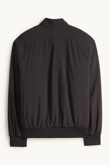 Bărbați - Jachetă matlasată - rezistentă la apă - negru