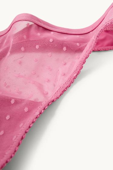 Dona - Tanga - de piquets - fúcsia