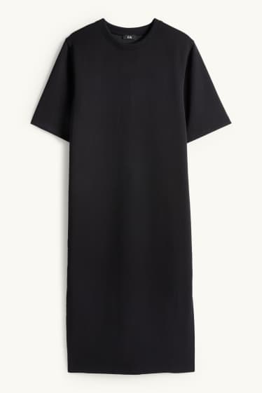 Donna - Vestito a t-shirt - straight fit - nero