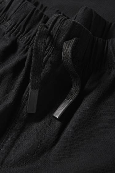 Children Boys - Cargo trousers - textured - black