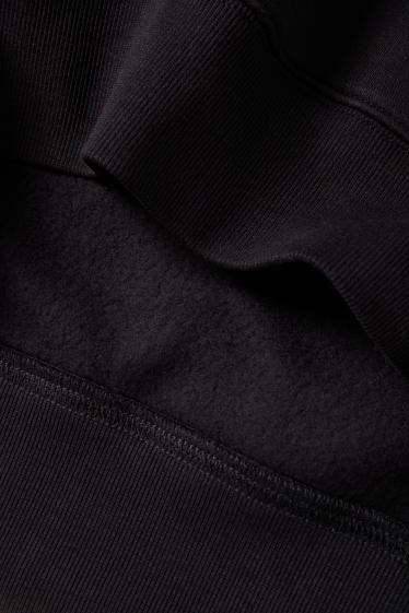 Bărbați - Hanorac supradimensionat - negru