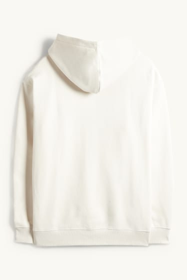 Herren - Oversized-Hoodie - hellbeige