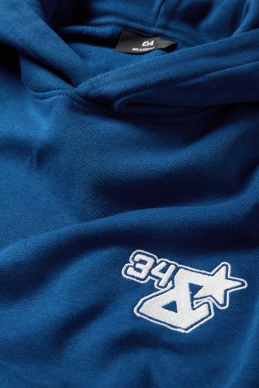 Herren - Oversized-Hoodie - dunkelblau