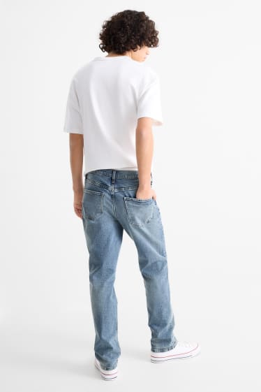 Herren - Straight Jeans - jeansblau