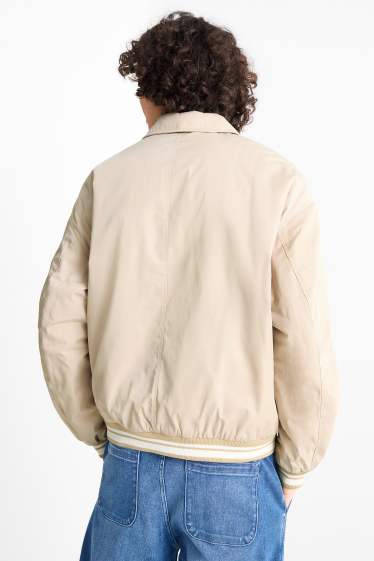 Herren - Jacke - gefüttert - hellbeige