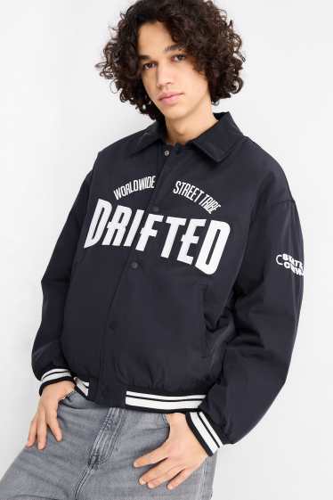 Herren - Jacke - gefüttert - dunkelblau