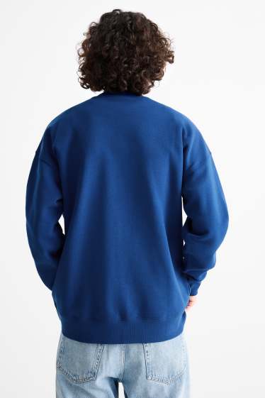 Pánské - Mikina - tmavomodrá