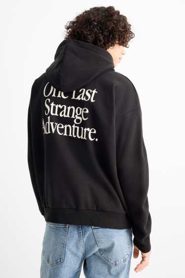 Hommes - Sweat à capuche - unisexe - Stranger Things - noir