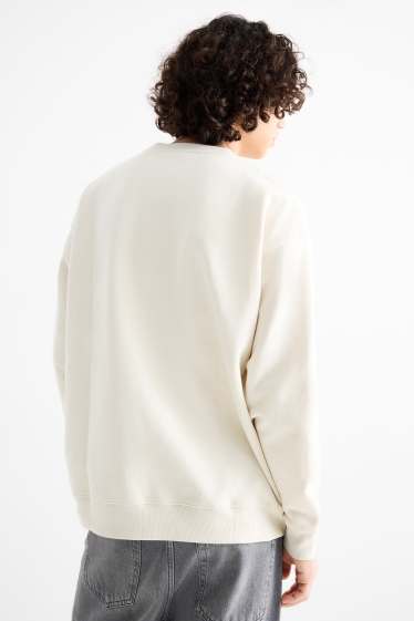 Herren - Oversized-Sweatshirt - hellbeige