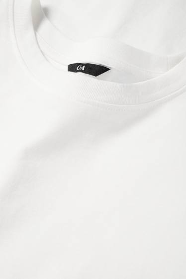 Heren - T-shirt - regular fit - wit