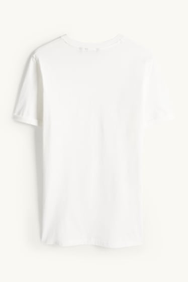 Heren - T-shirt - regular fit - wit