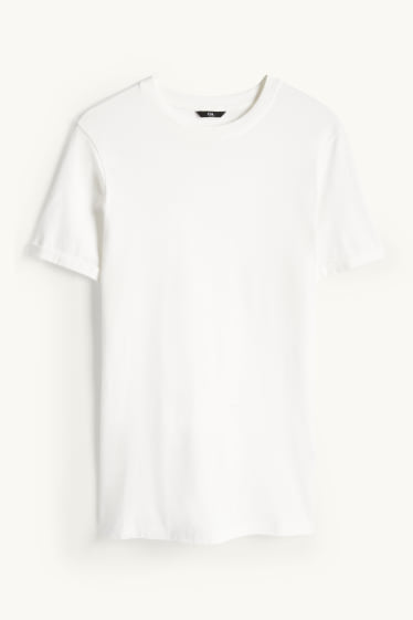 Heren - T-shirt - regular fit - wit