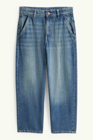 Niños - Baggy jeans - vaqueros - azul grisáceo