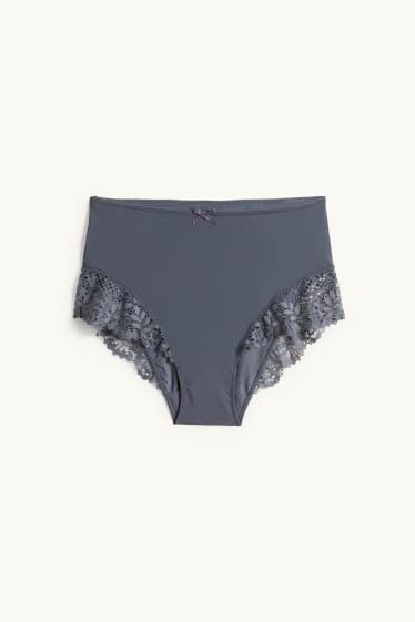 Damen - Slip - grau
