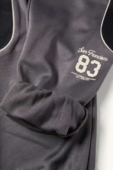 Kinder Jungen - San Francisco - Jogginghose - schwarz / dunkelgrau