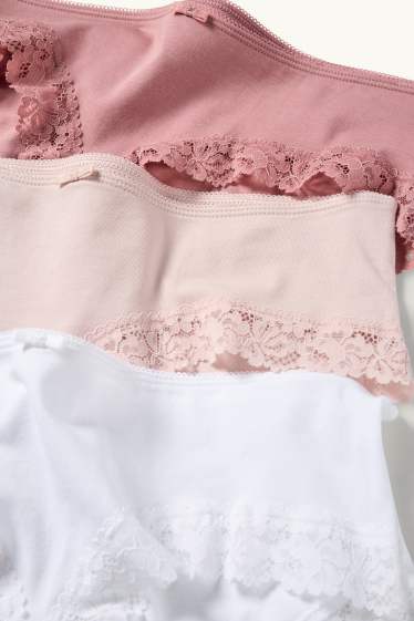Dona - Paquet de 3 - calces - rosa