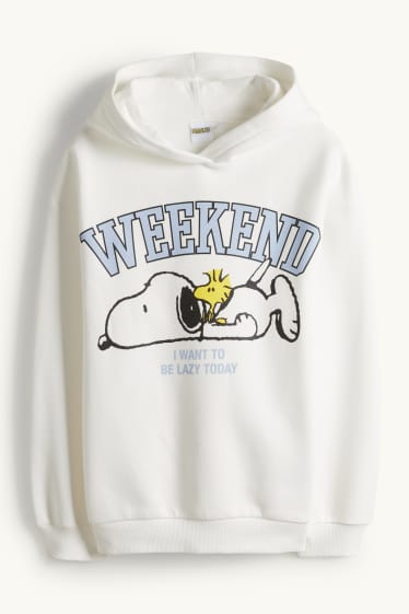 Children Girls - Peanuts - hoodie - white