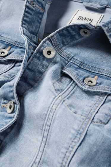 Kinder Mädchen - Jeansjacke - jeansblau