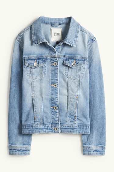 Kinder Mädchen - Jeansjacke - jeansblau