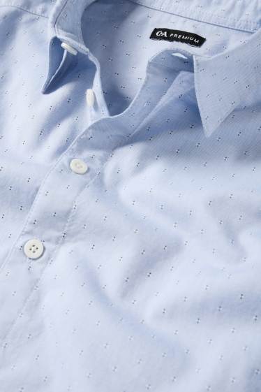 Bambini - Camicia - stampa minimal - azzurro