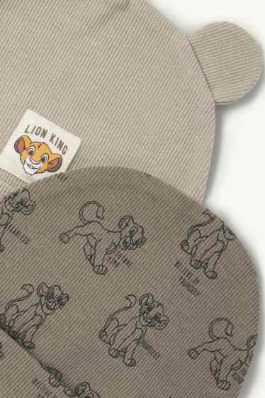Baby Buben - Multipack 2er - Der König der Löwen - Baby-Mütze - gerippt - beige