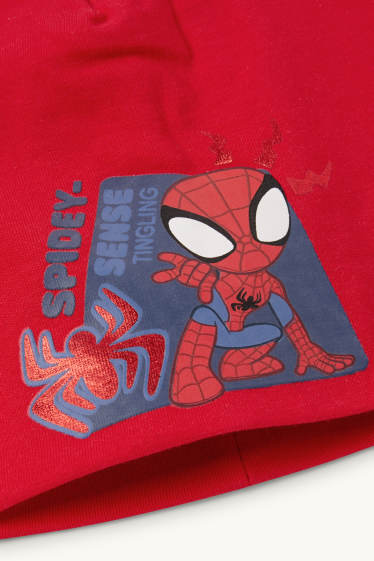 Enfants garçons - Spidey et ses amis extraordinaires - bonnet - effet brillant - rouge