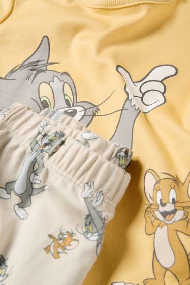 Nadó nen - Tom i Jerry - pijama per a nadó - 2 peces - groc