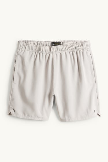 Heren - Sportshort - lichtgrijs
