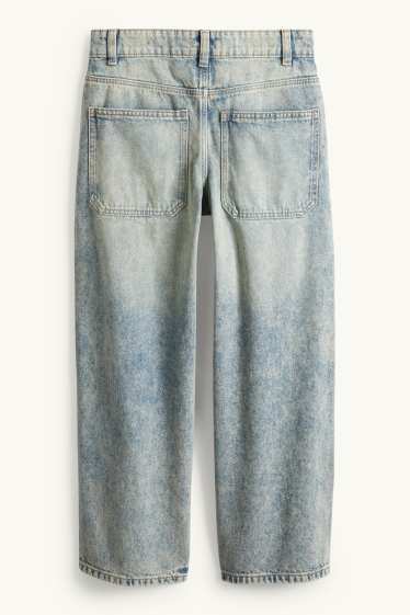 Kinderen: jongens - Baggy jeans - jeanslichtgrijs