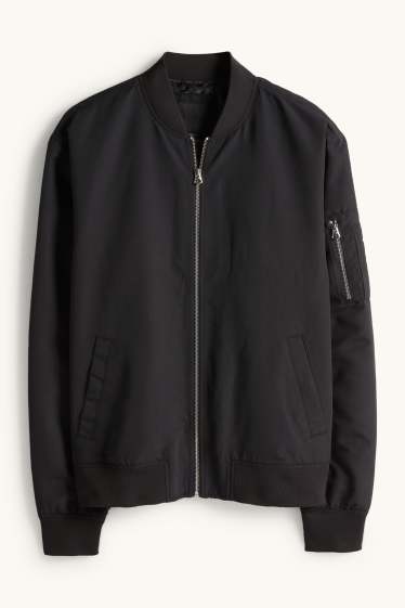 Uomo - Giacca bomber - nero