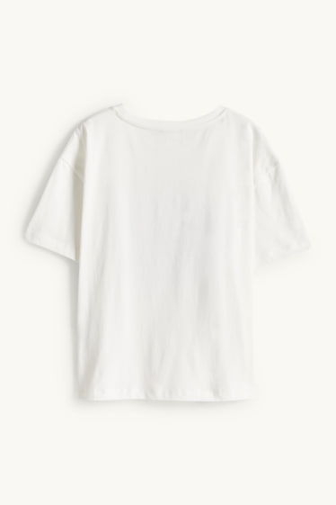 Dona - Samarreta de màniga curta - relaxed fit - blanc