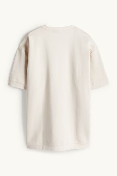 Herren - T-Shirt - Relaxed Fit - hellbeige