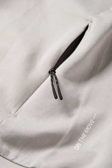 Uomo - Felpa con zip - grigio chiaro