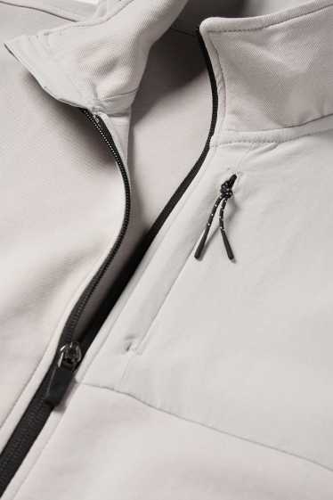 Uomo - Felpa con zip - grigio chiaro