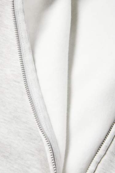 Children Girls - Zip-through hoodie - light gray-melange