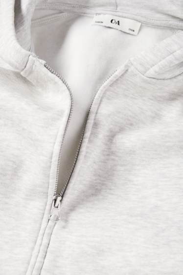 Children Girls - Zip-through hoodie - light gray-melange