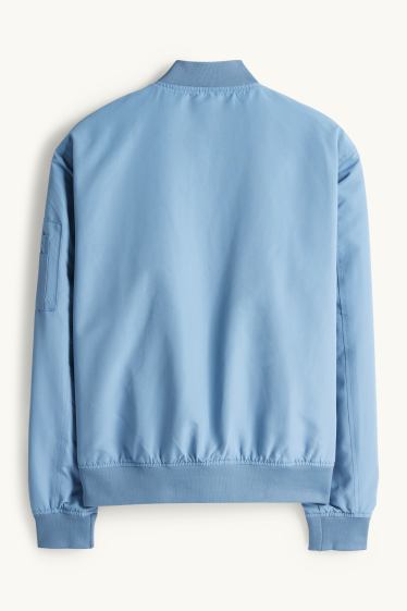 Uomo - Giacca bomber - blu