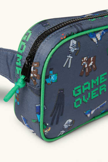 Copii - Fete - Minecraft - borsetă - verde / gri