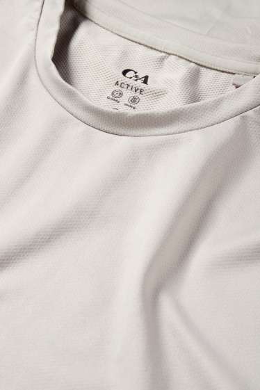 Hommes - T-shirt de sport - regular fit - gris