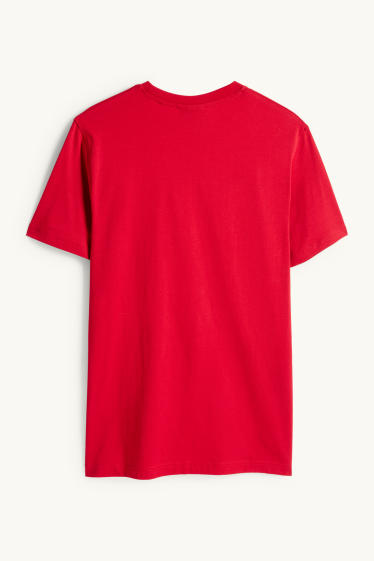 Herren - T-Shirt - Regular Fit - rot