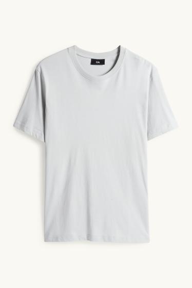 Hommes - T-shirt - regular fit - vert menthe