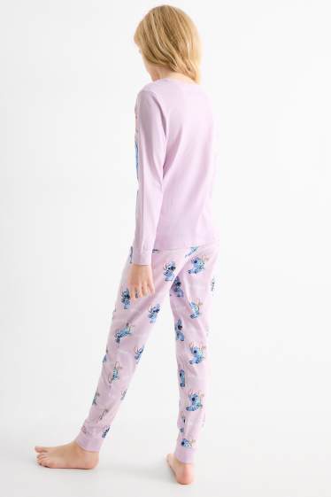 Nena - Lilo & Stitch - pijama - 2 peces - rosa