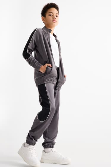 Kinder Jungen - San Francisco - Jogginghose - schwarz / dunkelgrau