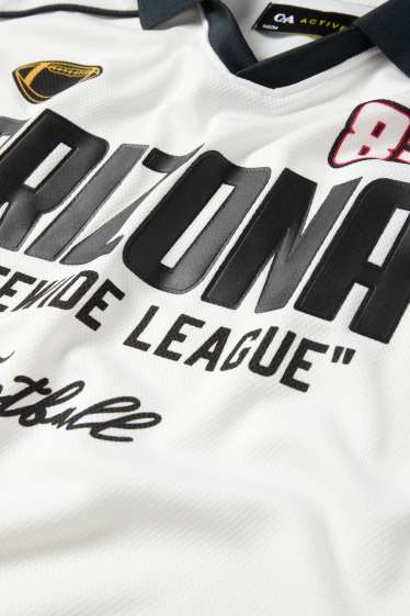 Enfants garçons - Football - T-shirt de sport - blanc