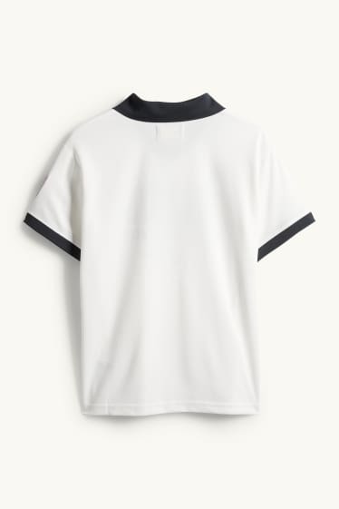 Enfants garçons - Football - T-shirt de sport - blanc