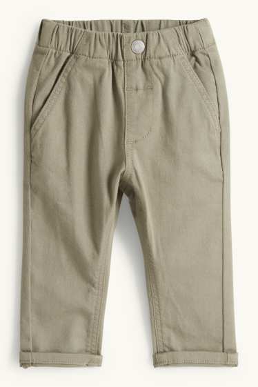 Miminka - chlapci - Lev - outfit pro miminka - 3dílný - zelená / krémově bílá